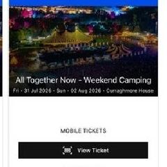 All Together Now Campervan Ticket