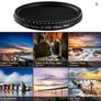 67mm Variable ND Filter ND2-ND400 - Slim Adjustable Fader Neutral Density Lens Filter - 13412 Image 3