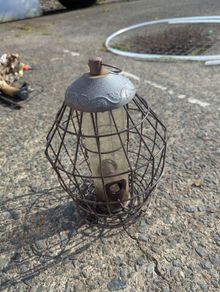 Bird seed feeder