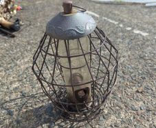 Bird seed feeder