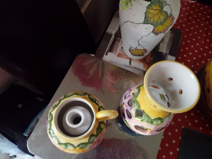 Pottery Candle Holder