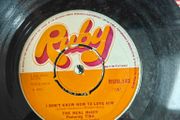 The Real McCoy featuring Tina, I don't know how to love him 7",  Irish Pop Showband
