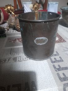 Antique Copper Milk Can, makers mark for Hart & Co. Limited, Birmingham and Dublin, Postage Available