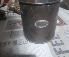 Antique Copper Milk Can, makers mark for Hart & Co. Limited, Birmingham and Dublin, Postage Available