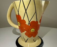 Vintage Myott Art Deco (June) Trumpet Jug