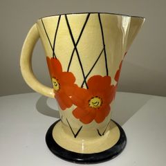 Vintage Myott Art Deco (June) Trumpet Jug