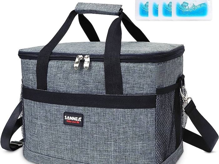 Cool Bag, Large Capacity Lunch Bag, Insulated Box Soft Cooler Bags, Easy to Carry Outdoor BBQ/Picnic/Camping/Family Activitives (FREE SHIPPING)