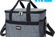 Cool Bag, Large Capacity Lunch Bag, Insulated Box Soft Cooler Bags, Easy to Carry Outdoor BBQ/Picnic/Camping/Family Activitives (FREE SHIPPING)