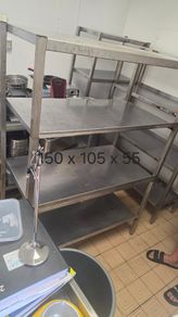 Stainless steel shelf