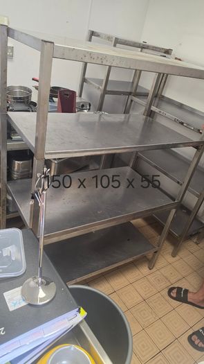 Stainless steel shelf