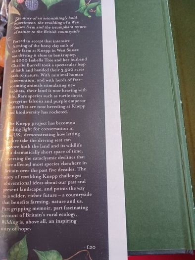 Wilding/ Isabella Tree/ 2018/ 1st edition/ hardback