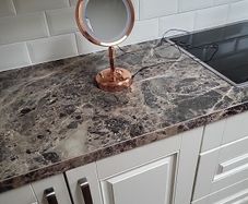 Vanity mirror with light