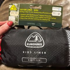 sleeping bag liner.
