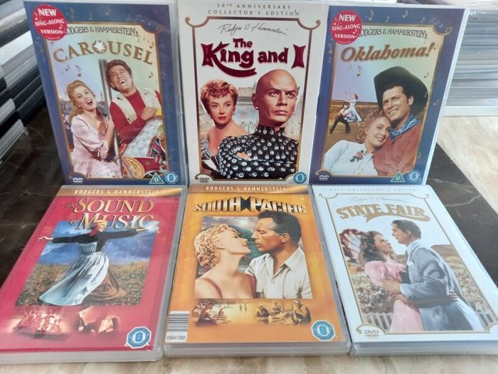 Rodgers & Hammerstein 6 Dvd Bundle Collection Lot Classic Musicals