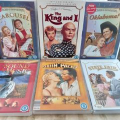 Rodgers & Hammerstein 6 Dvd Bundle Collection Lot Classic Musicals