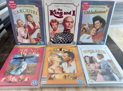Rodgers & Hammerstein 6 Dvd Bundle Collection Lot Classic Musicals