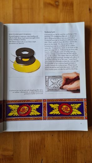 Classic Glass Painting. By Judy Balchin. Inspiration From  The Past. In Good Condition. Large Volume Paperback.