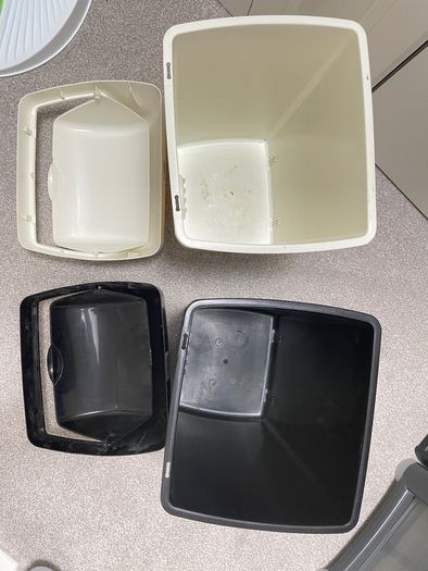 trash bins