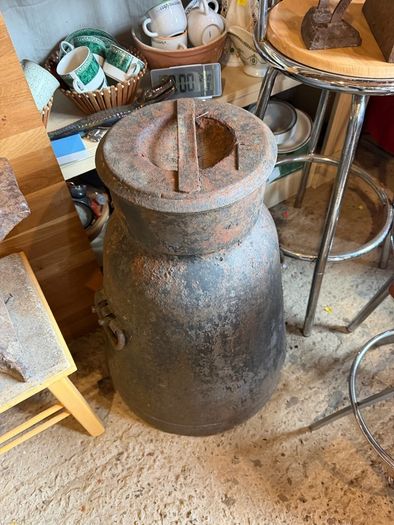 Large Milkchurns - a pair