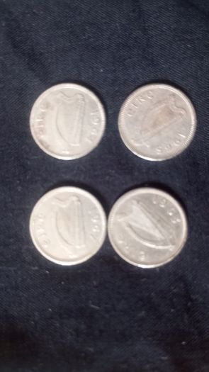 Job Lot of Irish Pre-Euro Coins (10p, 20p, 3d Rabbits)