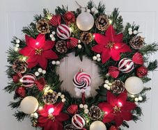 Christmas door wreath