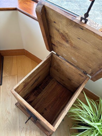 Antique Wooden Trunk/Blanket Box