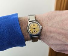 1940s Swiss Made Mido Multifort Military Officier Watch Mechanical WW2 era Rare Collectable