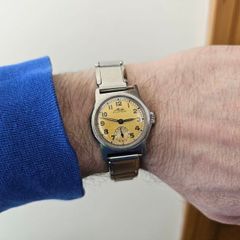 1940s Swiss Made Mido Multifort Military Officier Watch Mechanical WW2 era Rare Collectable