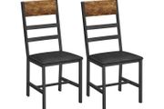 Set of 2  Dining Chairs industrial style Upholstered Dining Chairs