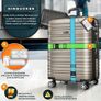 3 x Suitcase luggage hard shell  4 wheels Image 5