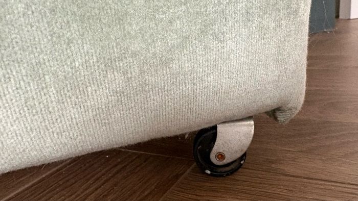 Vintage Upholstered Wood Frame Trunk