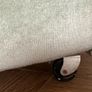 Vintage Upholstered Wood Frame Trunk Image 3