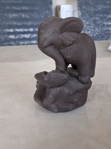 Elephant ceramic burner