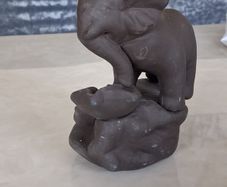 Elephant ceramic burner