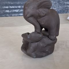 Elephant ceramic burner