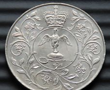 1977 Silver Jubilee Crown - Elizabeth II & Philip