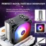 Free Shipping Thermalright Ba120 Argb Cpu Air Cooler, 6 Heat Pipes, Tl-c12cg-s Pwm Quiet Fan Cpu Cooler With S-fdb Bearing, For Amd Am4 Am5/intel 1150/1151/1200/1700, Pc Cooler Image 6