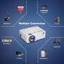 12000Lumens Portable HD LED Projector 1080P Home Theater Multi-Functional Smart Image 2