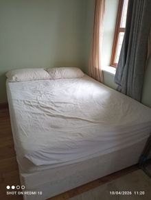King size bed and mattress