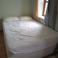 King size bed and mattress