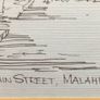 Fergus A Ryan Drawing of Malahide Main Street Image 5