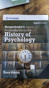 History of Psychology Book
