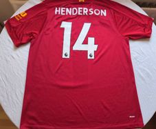 2019/20 Liverpool #14 Henderson New Balance Home Jersey Size XL Adults