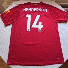 2019/20 Liverpool #14 Henderson New Balance Home Jersey Size XL Adults