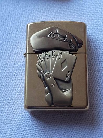 Zippo Full House Poker Lighter (Never Used!)