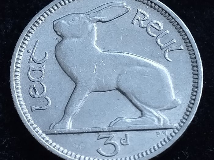 Ireland - 1956 - 3 Pence - Hare - GEF - KM.12a - [2724]
