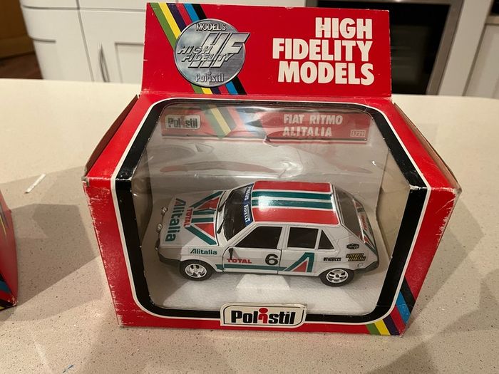 Fiat Ritmo - Strada Alitalia Rally 1/25 Polistil