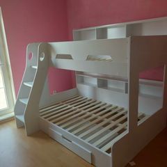Tripple bunk bed white