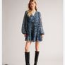 Rohzan Ted Baker Tiered Swing Mini Dress Image 6
