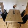 Modern Dining Table and Chair Set. Like New Image 2